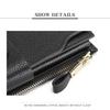 Women Multi Card Slots High Capacity Clutch Bag RFID Credit Card ID Holder Genuine Leather Long Wallets for Womens Cell Phone Pouch Purse