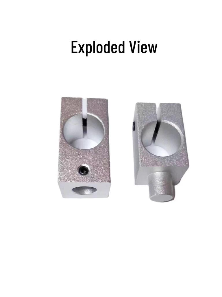 Adjustable 360° Rotating Optical Axis Clamp for Cross Connections