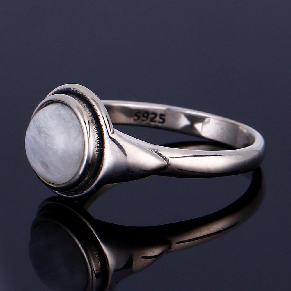 Nasiya Luxus Vintage Mondstein Ringe Kupferfarbener Schmuck Edelsteinringe Für Frauen Jubiläum Dropshipping