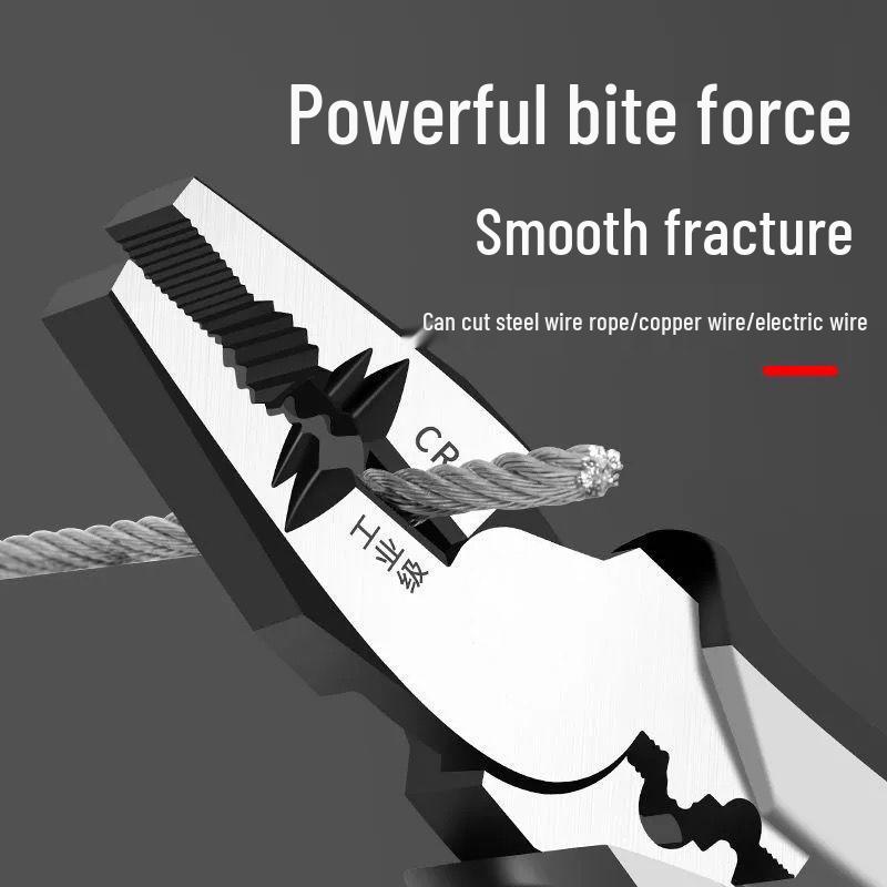 Multifunkční drátové kleště německého typu: Průmyslové, Práci šetřící, Univerzální, Kombinované a Diagonální kleště pro Elektrikáře.