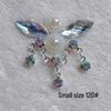 Children's Floral Face Stickers with Crystal Diamonds & Tassels for Ancient Style Makeup