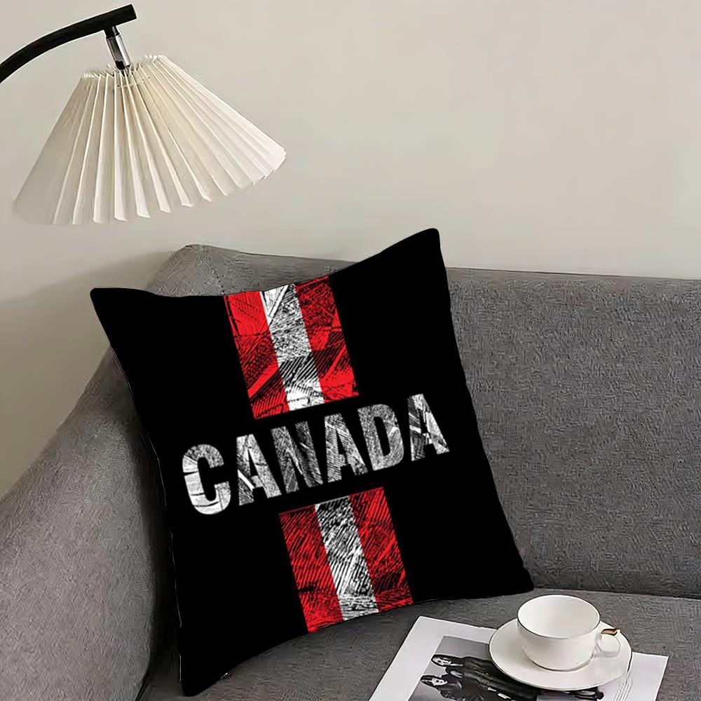 

Canada Canadian Flag CA Leaf Cushion Cover Elegant Comfort Pillowcase Sofa Bed Doublesided Printed Invisible Zipper Home Decor 30x30cm
