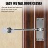 Aluminum Zinc Zinc Alloy Door Closing Device Mute Soft Closing Heavy Duty Door Closer  Hinged Doors