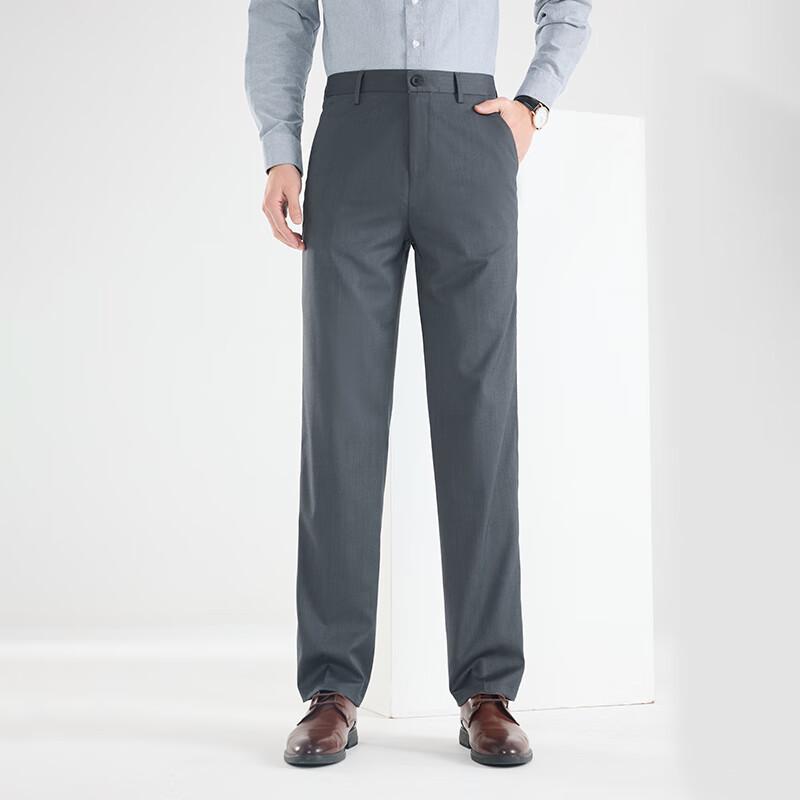 

Fengmao Men s Stretch Straight-Leg Casual Pants FMLF9158 40