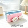 Large Capacity Fluffy Pen Bag Zipper Closure Lipstick Case Pencil Storage Case  Office Stationery