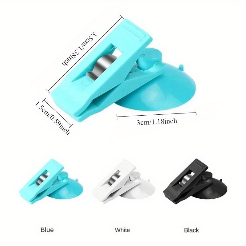 6 Stück Auto Saugknopf-Clips - Stark haftende Fenster- & Windschutzscheibenhalterungen für Sonnenblenden, Vorhänge, Tickets