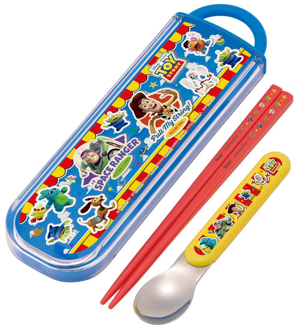 

Skater Lunch Box Chopsticks and Spoon Sliding Made in Disney Toy Story 22 Children s Set, Design, Antibacterial, Japan, Design, CCA1AG-A