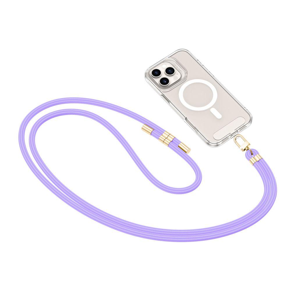 Tech-Protect C7S Rope Crossbody Strap Lavender/Gold