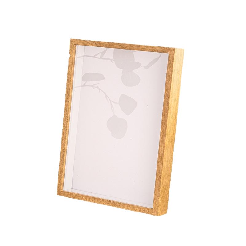 3D Dried Flower Frame: DIY Wooden Figurine with Preserved Flowers