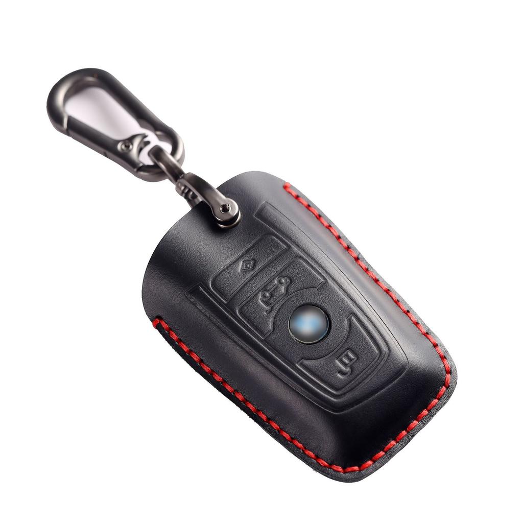 Suitable For Bmw Key Cover 3 Series 5 Series X3 First Layer Cowhide Purely Handmade Leather Car Key Cover