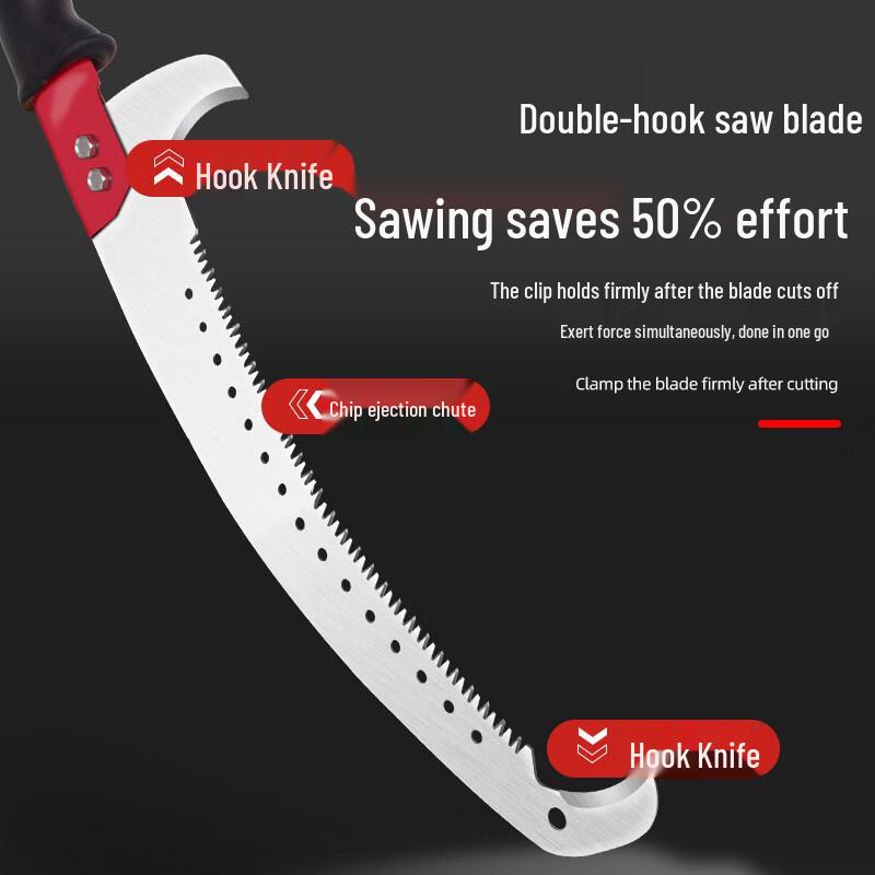 Jundingying 2.5M Stainless Steel Telescopic Pole Saw