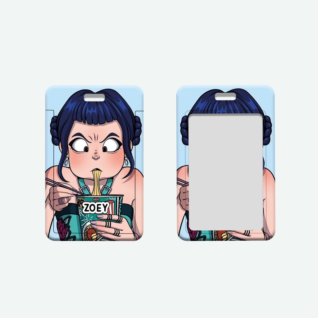 Herren Gruppe Cartoon Kartenset Studentenausweis Set Bus Essenskarte Anstecknadel Studenten Essenskarte