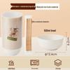 Disposable Food-Grade Bowls and Carbonized Chopsticks Set