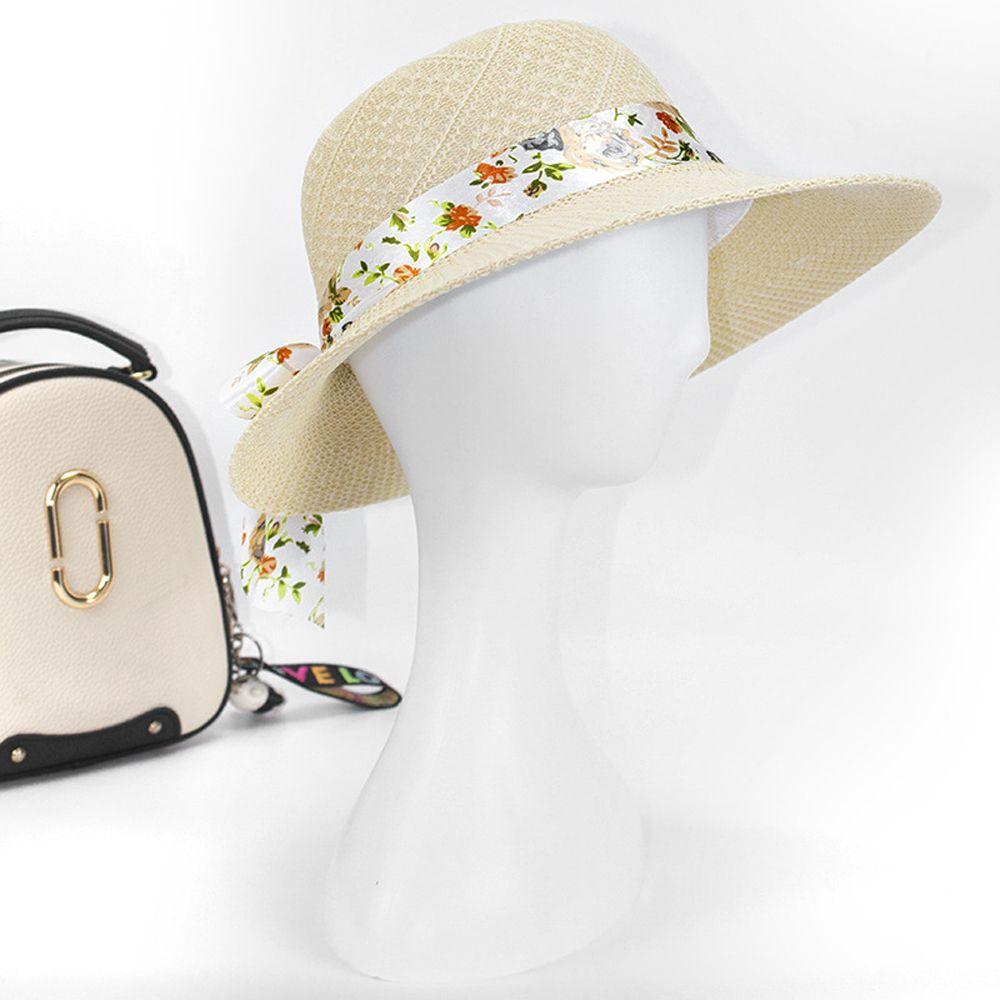With Wind Lanyard Fisherman Hats Women UV Protection Women Sun Hat Straw Hats Wide Brim Beach Cap