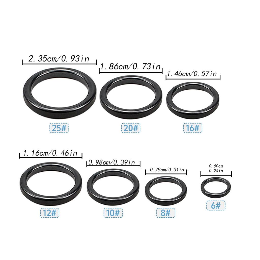 100 Pieces Fishing Rod Tips Replacement Kit Eye Rings Set Building Line Repair Fishing Rod Guides Repair Kit for Fishing Lovers