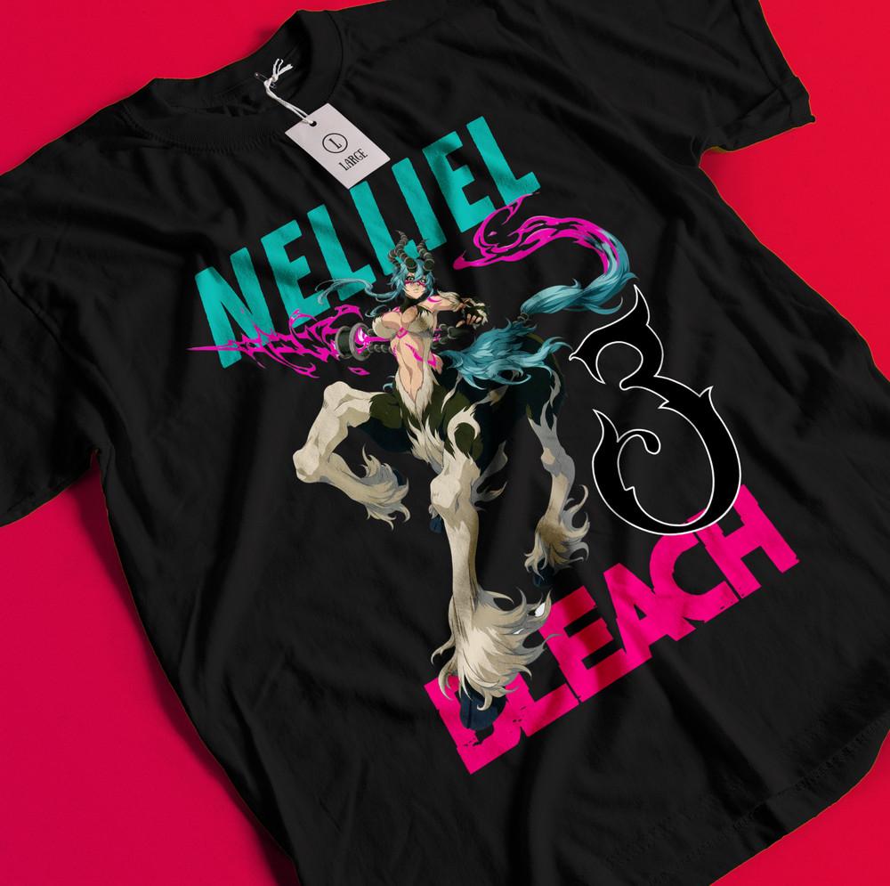 

Nelliel Tshirt Bleach Anime T-Shirt Espada Shirt Ichigo Bankai Tee Aizen Nel BB813 M
