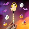Halloween Led Glow Wands With Cartoon Designs Flashing Lights For Kids Trick Or Treat Halloween Party Favors