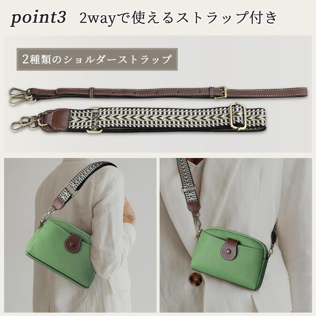Schulter Echt Umhänge Schulter Mini Klein mit Reißverschluss Geschenk [FUKUYIN] Tasche, Leder, Damen, 2-Wege-Tasche, Handtasche, Tasche, Tasche, Fach, Leichtgewicht,