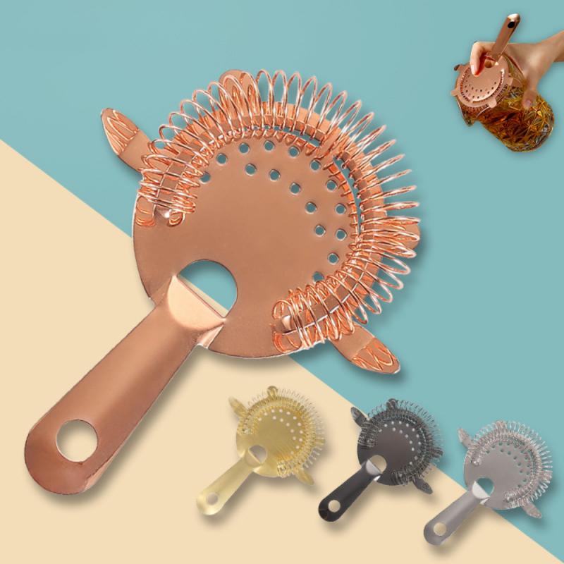 Stainless Steel Cocktail Strainer Bar Strainer Bar Sprung Cocktail Shaker Mixed Drink Bartender Professional Bar Tools