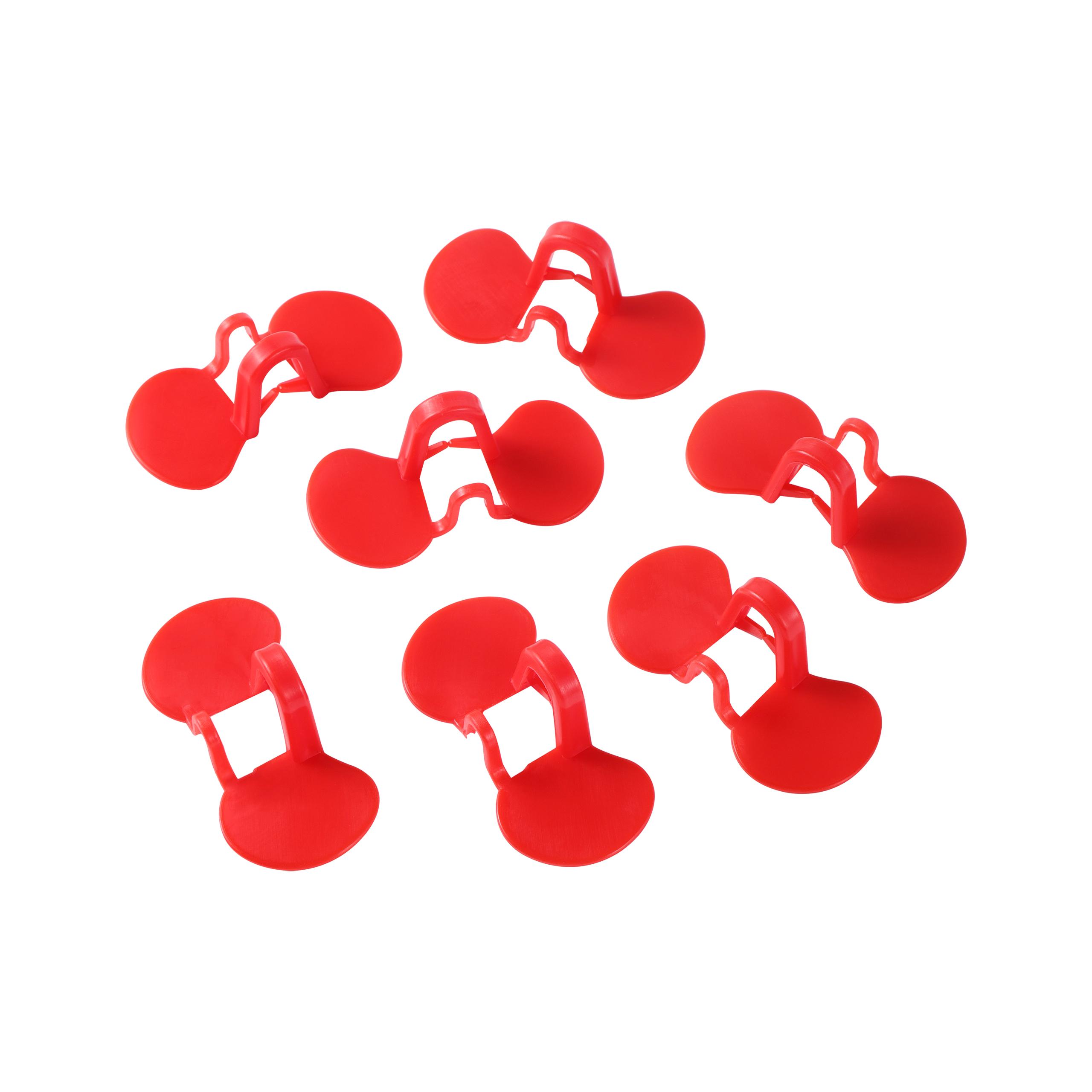 

50/500 Pcs Boltfree Chicken Glasses Needlefree Antipecking Glasses Chicken Farm Chicken Goggles Farm Antipecking Breeding Tools 50 Pcs