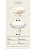 Elegant High-Footed Fruit Basket and Snack Plate with Large Capacity - Cream Style
