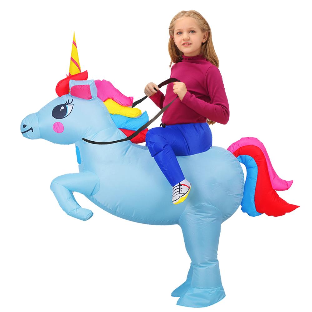 Child Kids Mascot Dinosaur Inflatable Costumes Unicorn Rooster Anime Dress Suits Purim Halloween Christmas Party Cosplay Costume