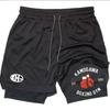 Generic Mens Summer Athletic Shorts With Polyester Fabric And Drawstring For Casual Wear