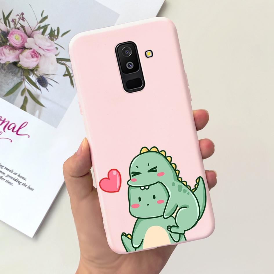 For Samsung Galaxy A6 Plus 2018 Case A605 SM-A605F Phone Cover Cute Astronaut Soft Silicone Funda For Samsung A6 2018 A600F Capa