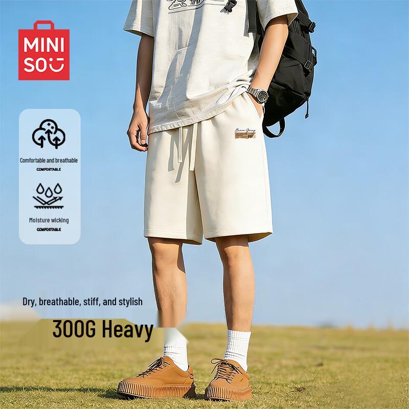 MINISO Men s Summer Casual Shorts L
