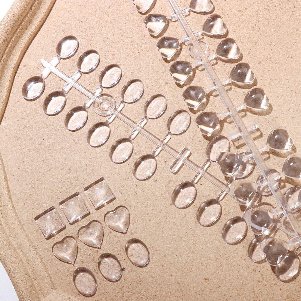Polish Practice Oval Square Nail Color Display Color Showing Shelf Nail Tools Clear Nail Color Card