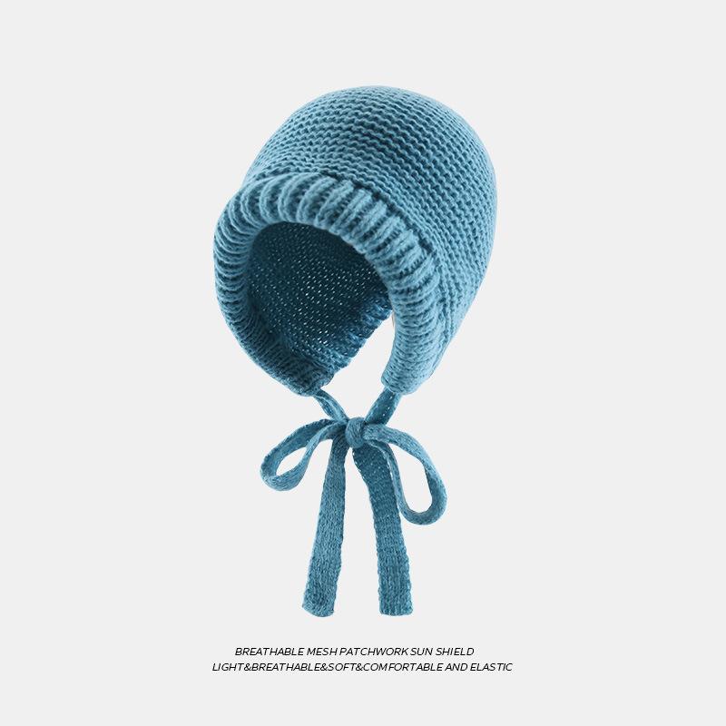 Korean Balaclafa Hat Scarf One Piece Women's Two Piece Set Autumn and Winter Hooded Scarf Warm Cloak Knit Hat