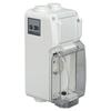 German Waterproof Outlet IP66 Weatherproof In Use Socket Toggle Switch for Garden 250V 16A