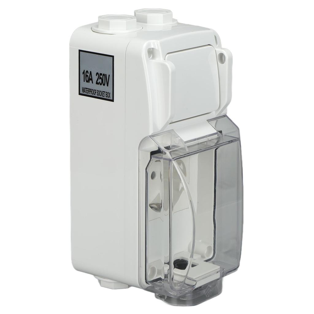 German Waterproof Outlet IP66 Weatherproof In Use Socket Toggle Switch for Garden 250V 16A