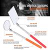 1pcs Detection Tool Extendible Inspection Rotatable Mirror Auto Telescoping Inspection Round Mirror Extending Hand Tools Set
