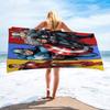 Marvel Thor Comic Print Beach Towel Quick Dry Sand Free Microfiber for Kids Adults Swim Travel