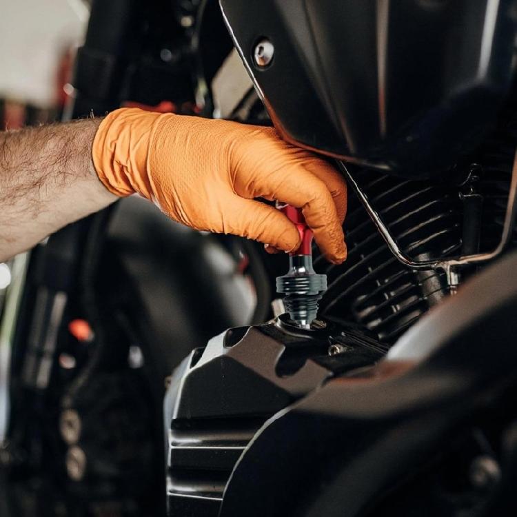 Universelle Ölpeilstabkappen Stopfen Motor Kurbelgehäuse Ölstandsanzeiger Peilstab Füllstandsanzeiger Messgerät Motorrad Zubehör