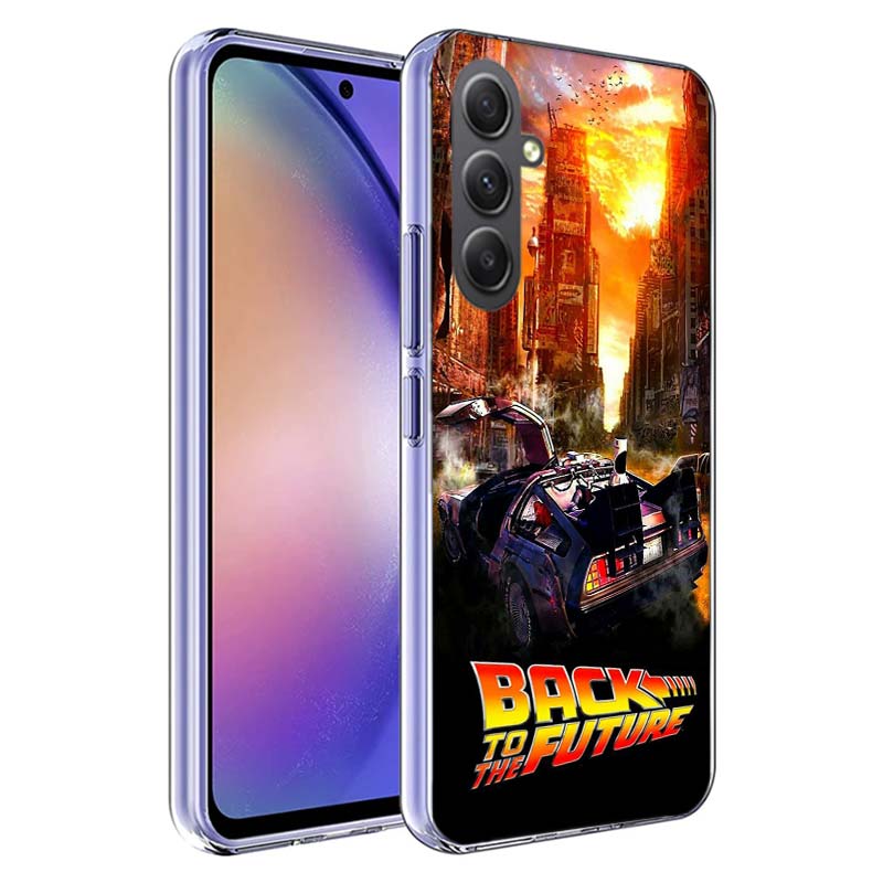 Back To The Future Cover For Samsung A54 A34 A24 A14 A53 A33 A23 A13 A52S A32 A22 A12 Phone Galaxy A03 A04 A02S A42 A73 TPU Case