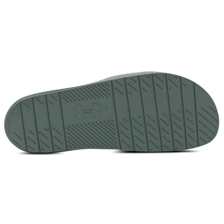 Under Armour Core Remix Ii Unisex Green Slides 3023774-300