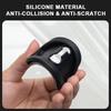 4Pcs Shock Absorbing Car Door Lock Pad Elastic Door Lock Protective Cushion  Auto Accessories