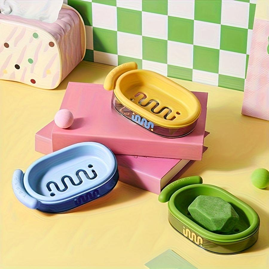 1pc Travel Soap Box Leakproof Soap Box with Lid Travel Soap Box