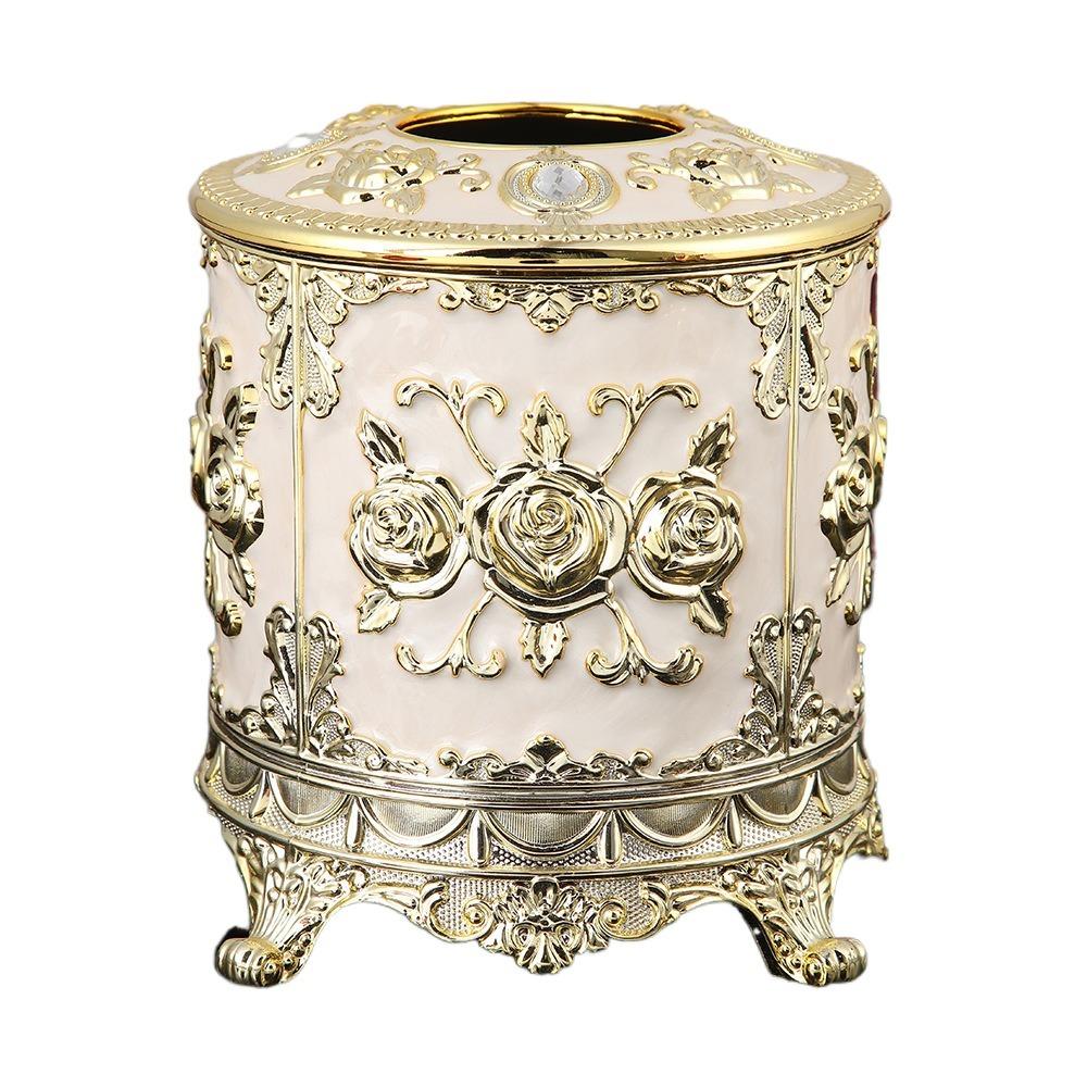 Exquisite Paper Holder Plastic Decoration Box Creative Desktop Storage Box  Desktop Organization