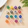 Colorful Resin Cartoon Dice Pendant Charm