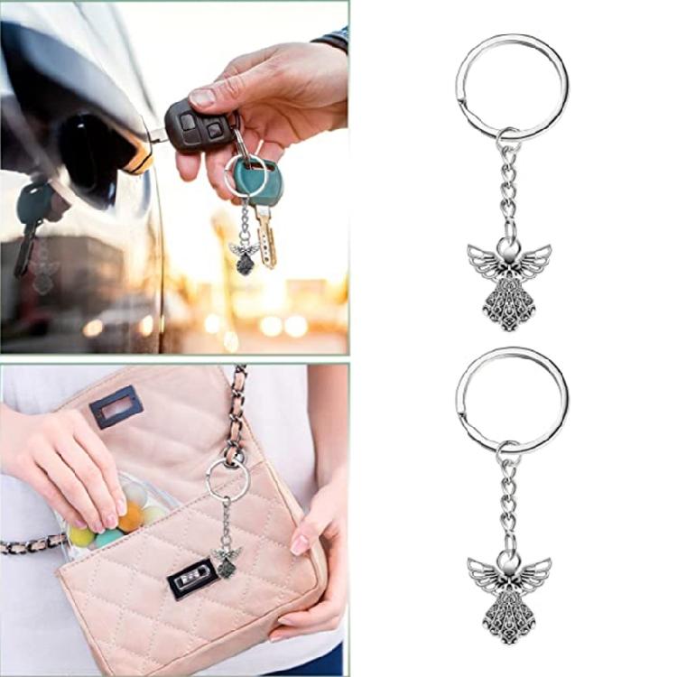Angel Keyring for Wedding Party Favors Art and Crafts DIY Funeral Party Gifts