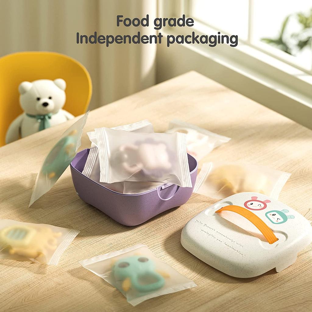 10 Pack Baby Rattle Toys with Storage Box,Infant Grab and Spin Rattles, Early Educational Toys for Newborn Baby Gifts 3, 6, 9,12 Months Girls and Boys