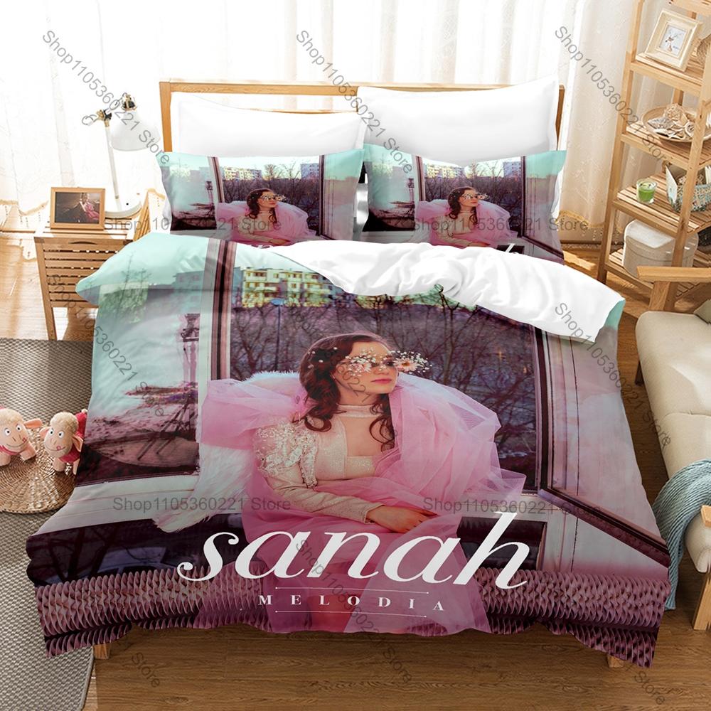 Personality Sanah Polish Singer New Bedding Set Soft Duvet Cover Pillowcase Music Fans Bedroom Home Decor