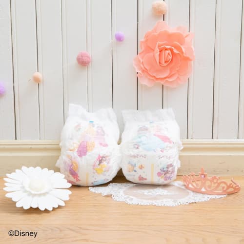 <Disney Princess Design> [Pants L size] Goon, fresh ventilation (9~14kg), 132 sheets (44 sheets x 3 packs), unisex, case sale