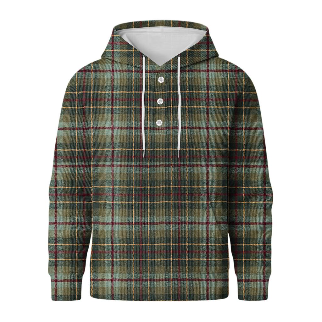 Men's Knit Hooded Sweatshirt Casual Long-Sleeve Sweatshirt