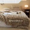 Tuscany Dual-Sided Ultra-Thick Rabbit Fur Blanket: Autumn/Winter Velvet Nap Quilt