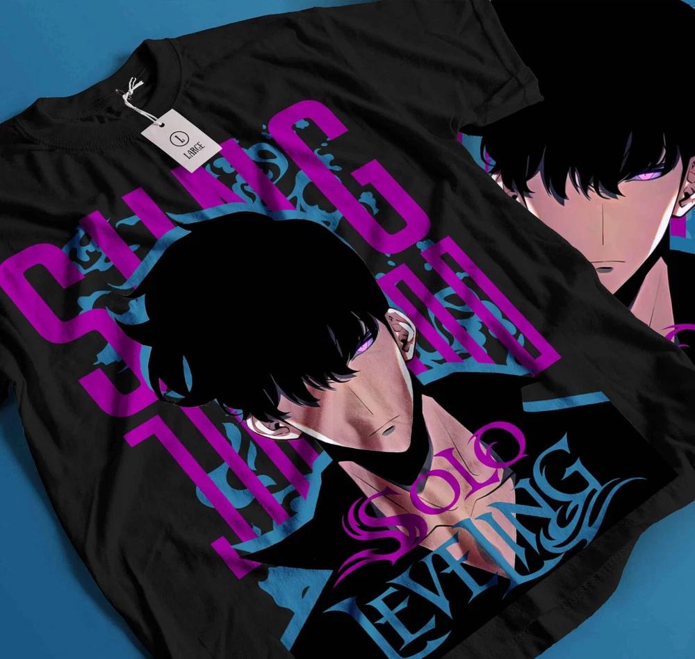 Solo Leveling TShirt Sung Jinwoo Anime Jonas Reiji Shirt S4XL 9 S