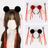 Weiche Pompons Necha Haarband Haargummi Schleife Dutt Stirnband Cosplay Party Haarstyling-Tool Für Anime-Charakter